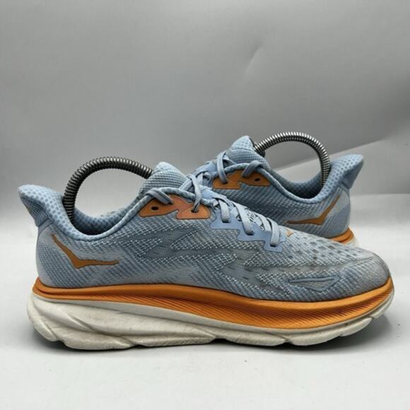 Hoka One One Clifton 9 Women Size 7.5 Blue Running Shoes Sneakers B1127896 ABIW - Picture 6 of 13